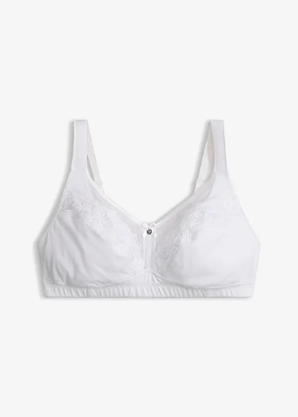 Avlastande BH utan bygel, med behaglig bomull, bonprix