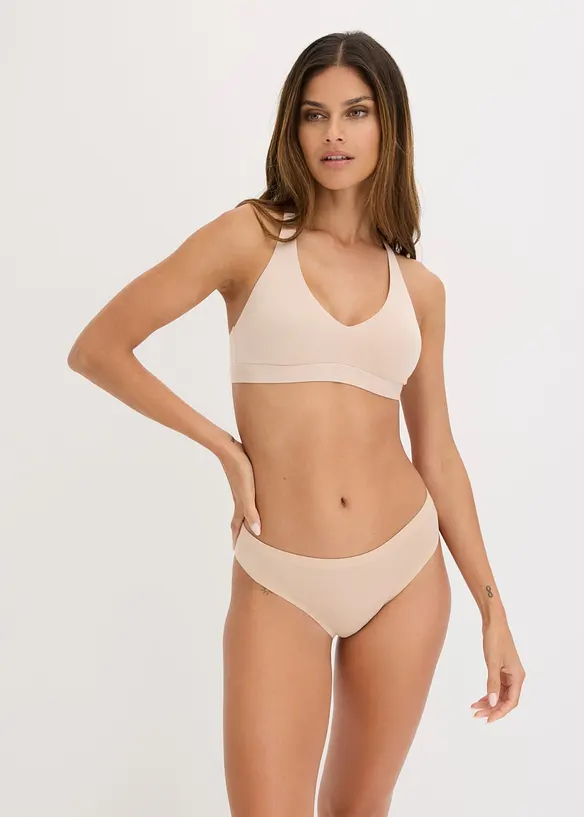 Feel Comfort-bralette av mjuk modal (2-pack), bonprix