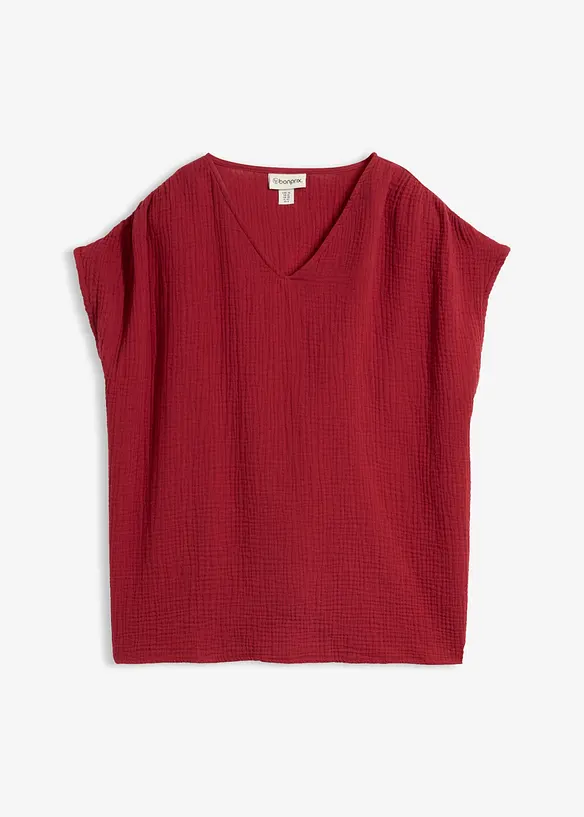 Blustunika av mjuk muslin, bonprix