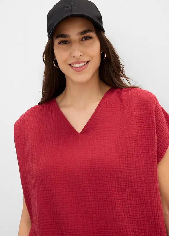 Blustunika av mjuk muslin, bonprix