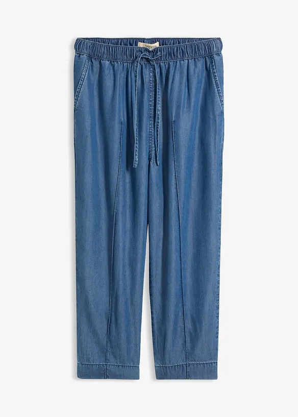 Morotsbyxa av lyocell, 7/8-l&auml;ngd, bonprix