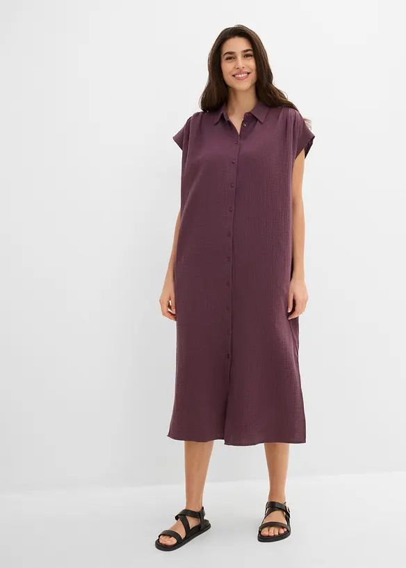 Kaftankl&auml;nning av mjuk muslin, bonprix