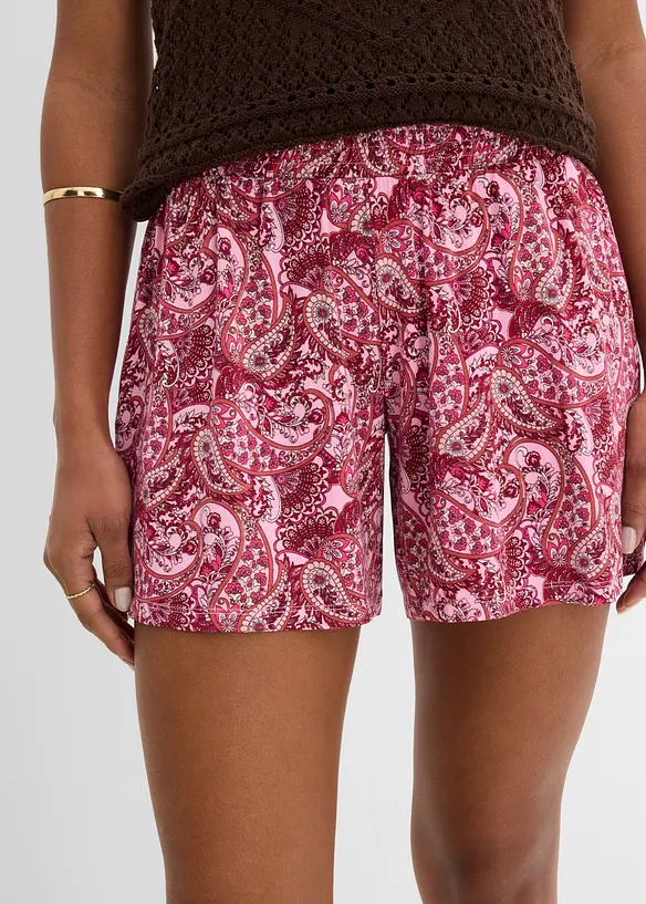 Jerseyshorts av viskos med mjukt fall, bonprix