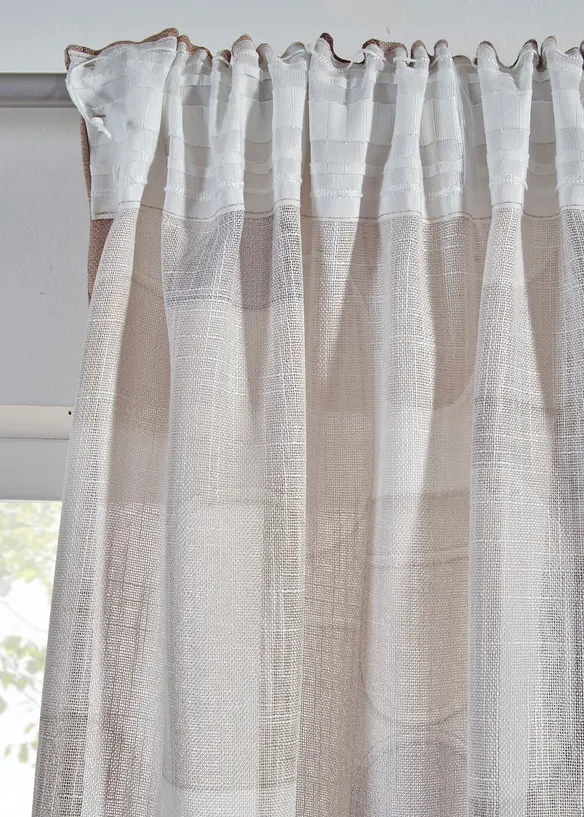 Gardinl&auml;ngd med &aring;tervunnen polyester (1-pack), bonprix
