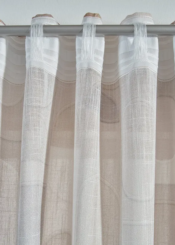 Gardinl&auml;ngd med &aring;tervunnen polyester (1-pack), bonprix