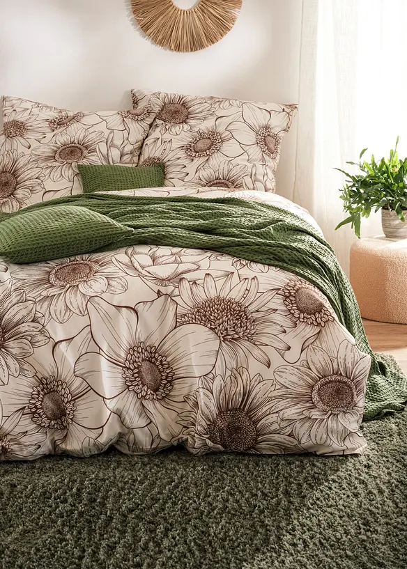 P&aring;slakanset med blomm&ouml;nster, bonprix