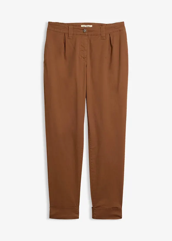 Ankell&aring;nga chinos i bomullsmix med stretch, bonprix
