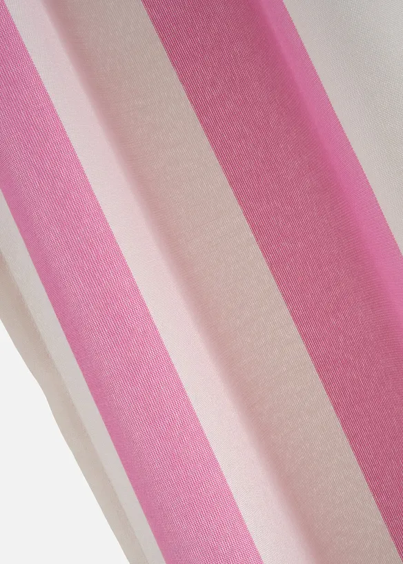 Randig gardinl&auml;ngd med &aring;tervunnen polyester, finns &auml;ven extra l&aring;ng (1-pack), bonprix