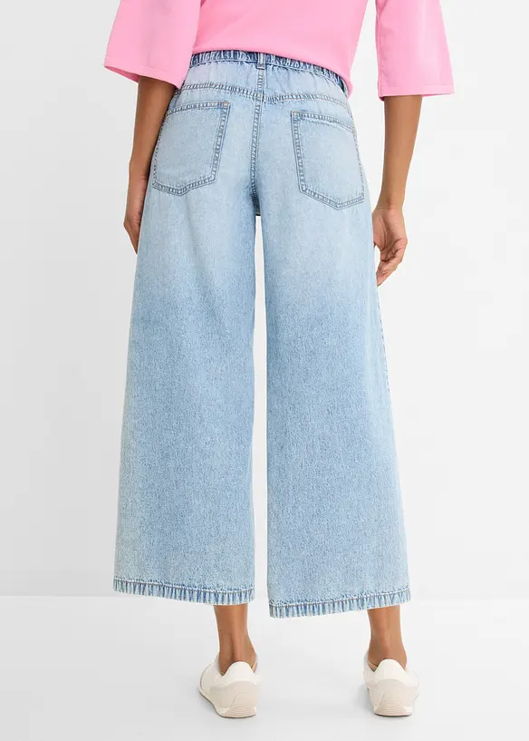 Wide Leg Jeans, Cropped, bonprix