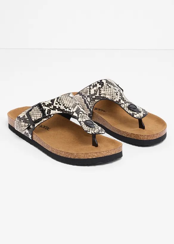 Flip flop-sandal med bekv&auml;m fotb&auml;dd, bonprix
