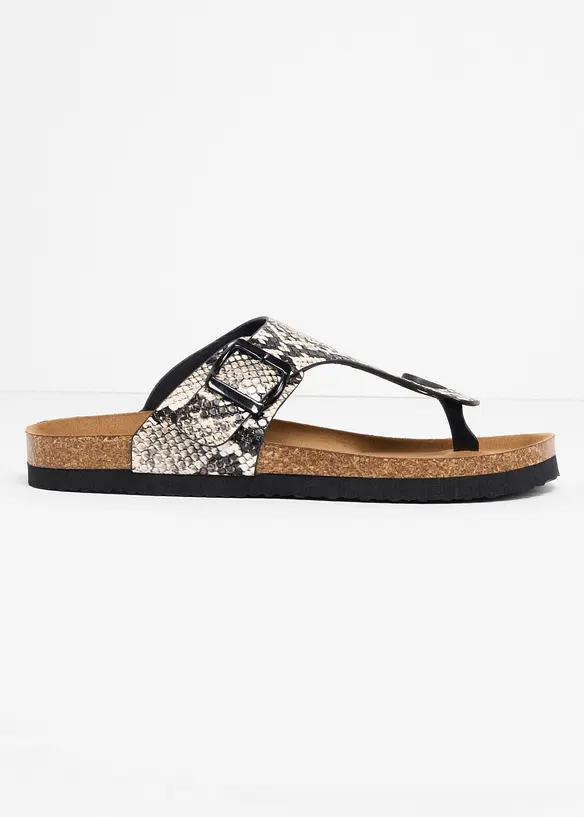 Flip flop-sandal med bekv&auml;m fotb&auml;dd, bonprix