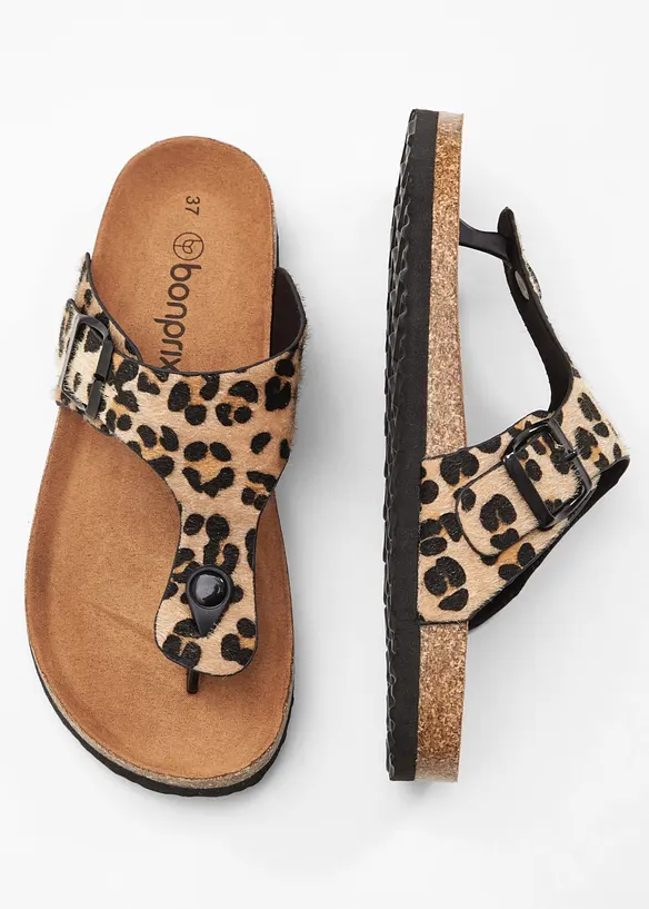 Flip flop-sandal med bekv&auml;m fotb&auml;dd, bonprix