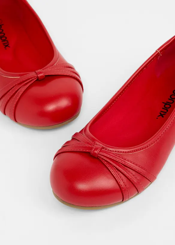 Sk&ouml;na ballerinaskor med bekv&auml;m vidd, bonprix
