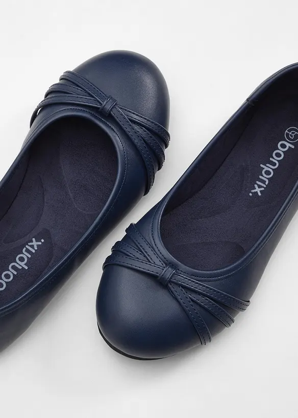 Sk&ouml;na ballerinaskor med bekv&auml;m vidd, bonprix