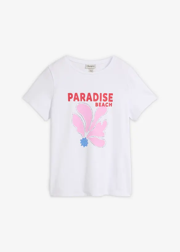 T-shirt av bomullsmix, bonprix