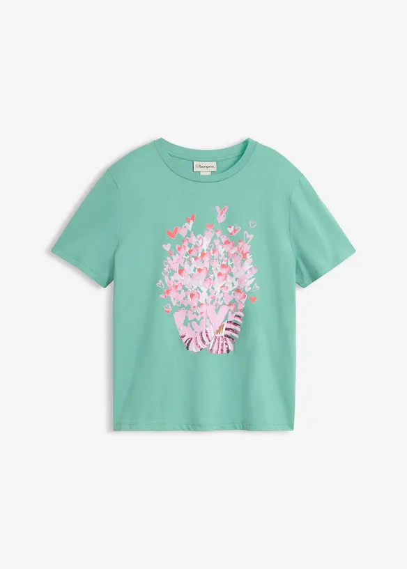 T-shirt av ren bomull, bonprix