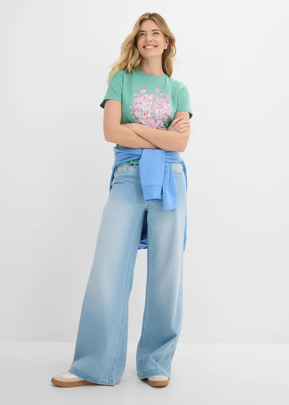T-shirt av ren bomull, bonprix