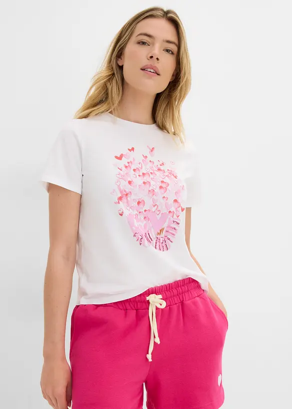 T-shirt av ren bomull, bonprix