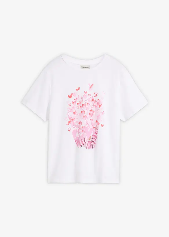 T-shirt av ren bomull, bonprix