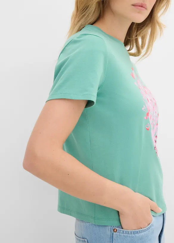T-shirt av ren bomull, bonprix