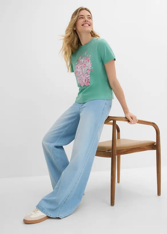 T-shirt av ren bomull, bonprix