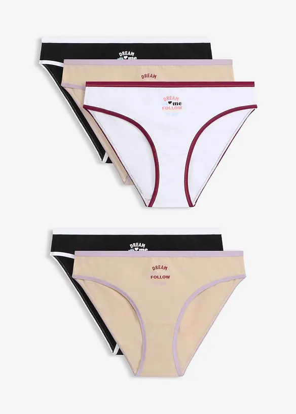 Trosa med bomull  (5-pack), bonprix