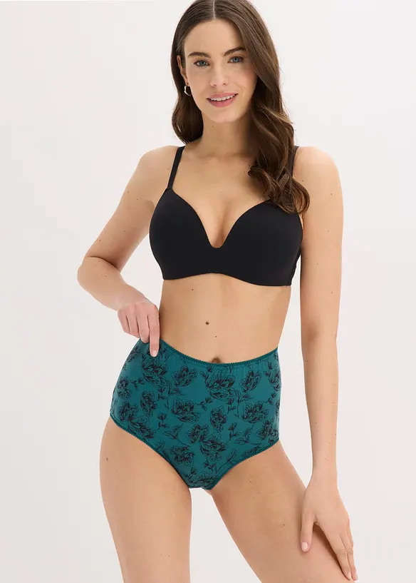 Midjetrosa med ekologisk bomull (4-pack), bonprix