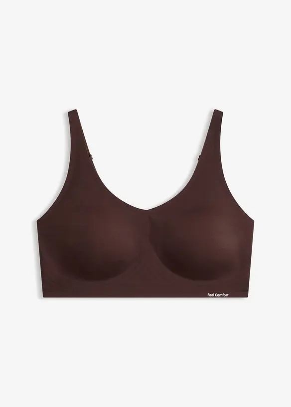 Vadderad laserskuren T-shirtbeh&aring; utan bygel, med jellyglue, fr&aring;n Feel Comfort, bonprix