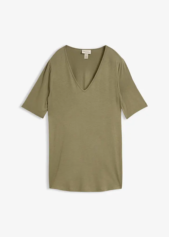 L&aring;ng topp av mjuk viskos, bonprix