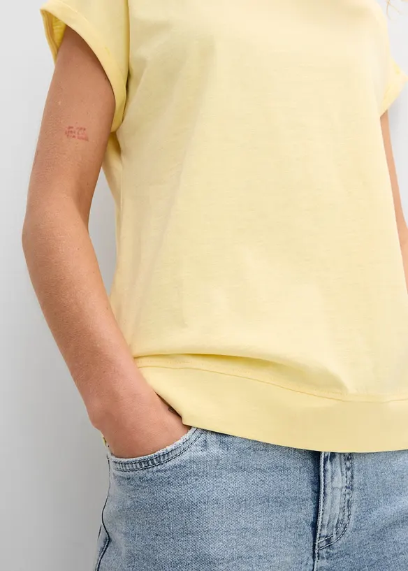 T-shirt av ren ekologisk bomull (2-pack), bonprix