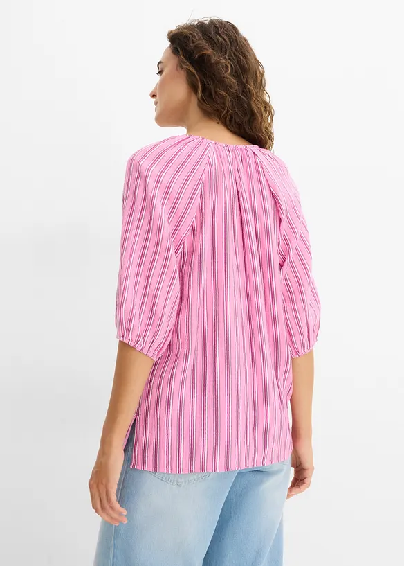 Blustunika av mjuk muslin, bonprix
