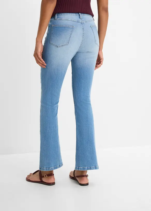 Bootcut Jeans High Waist, Comfort Stretch, bonprix