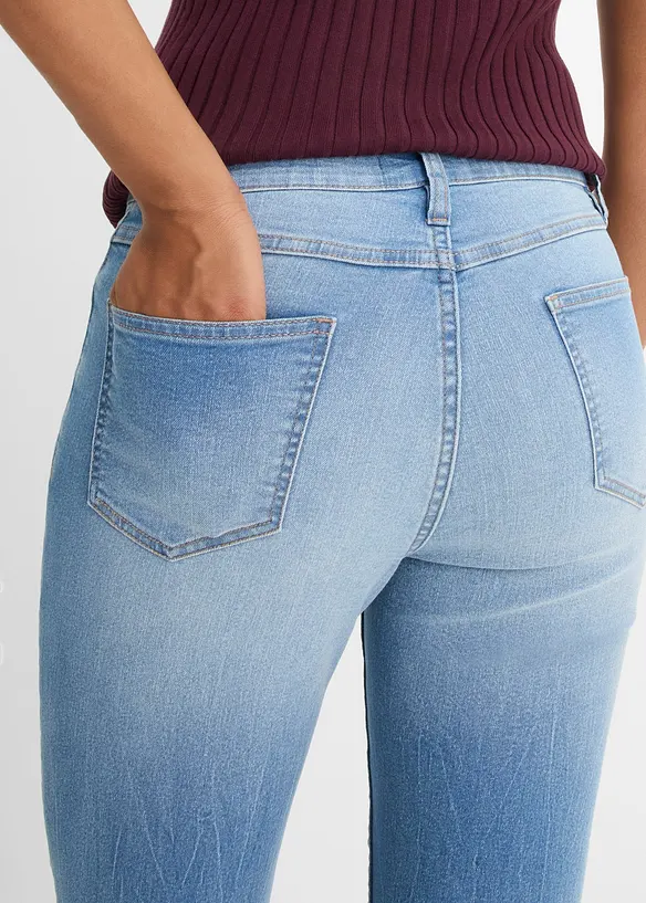 Bootcut Jeans High Waist, Comfort Stretch, bonprix
