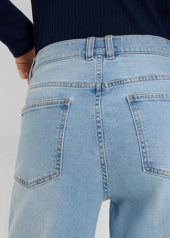 Wide Leg-jeans Mid Waist, bonprix
