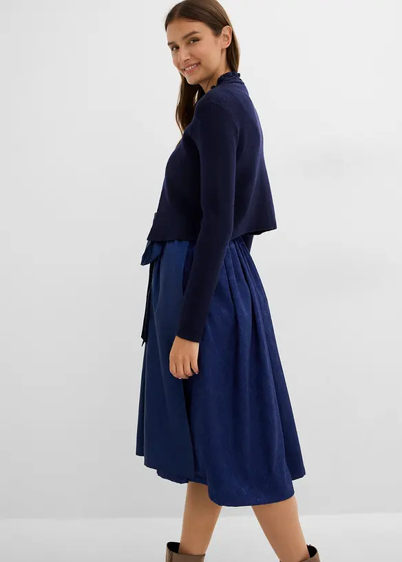Folkdr&auml;ktsinspirerad cardigan, bonprix
