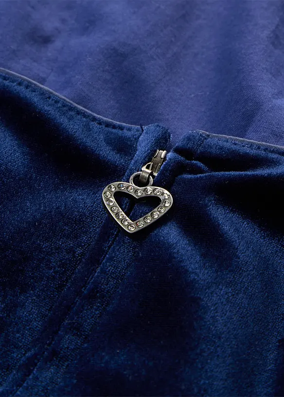 Mellanl&aring;ng dirndl med sammet (2 delar), bonprix