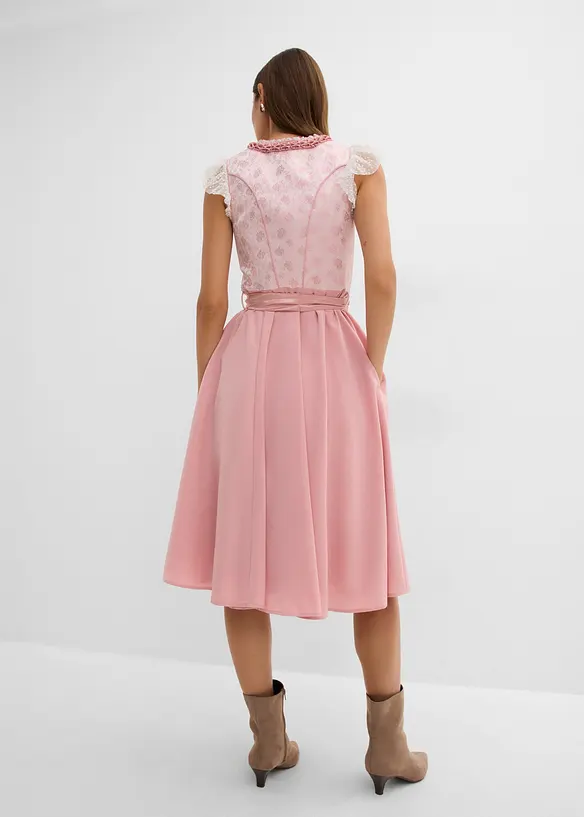 Dirndl med paljettf&ouml;rkl&auml;de (2 delar), bonprix