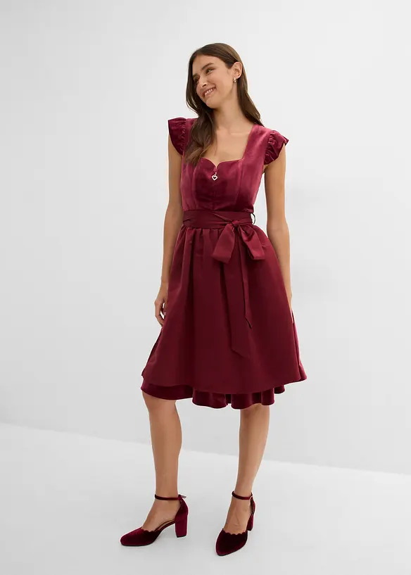 Dirndl och f&ouml;rkl&auml;de (2-delat set), bonprix