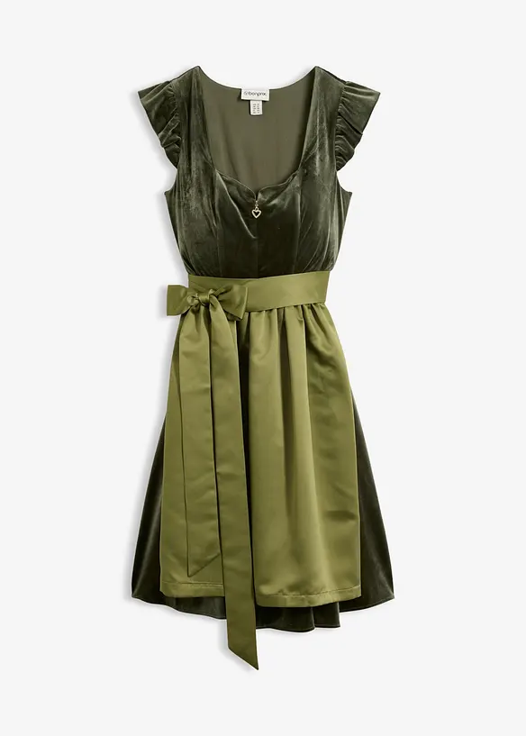 Dirndl och f&ouml;rkl&auml;de (2-delat set), bonprix