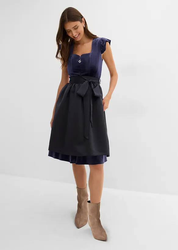 Dirndl och f&ouml;rkl&auml;de (2-delat set), bonprix