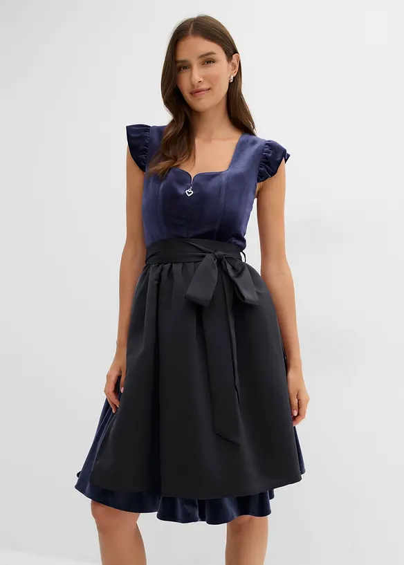 Dirndl och f&ouml;rkl&auml;de (2-delat set), bonprix