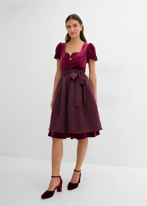 Dirndl och f&ouml;rkl&auml;de (2 delar), bonprix