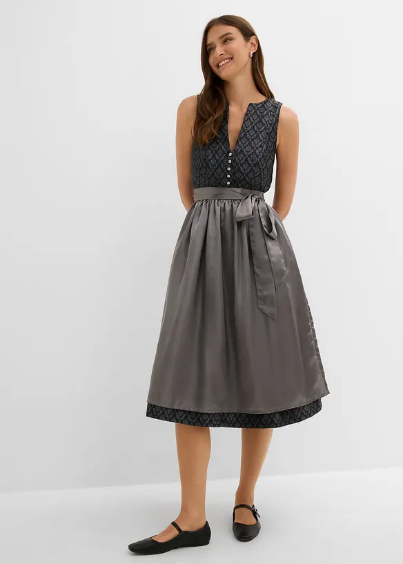 Dirndl med f&ouml;rkl&auml;de (set i 2 delar), bonprix