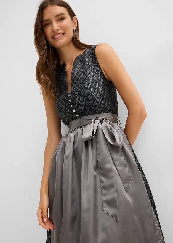 Dirndl med f&ouml;rkl&auml;de (set i 2 delar), bonprix