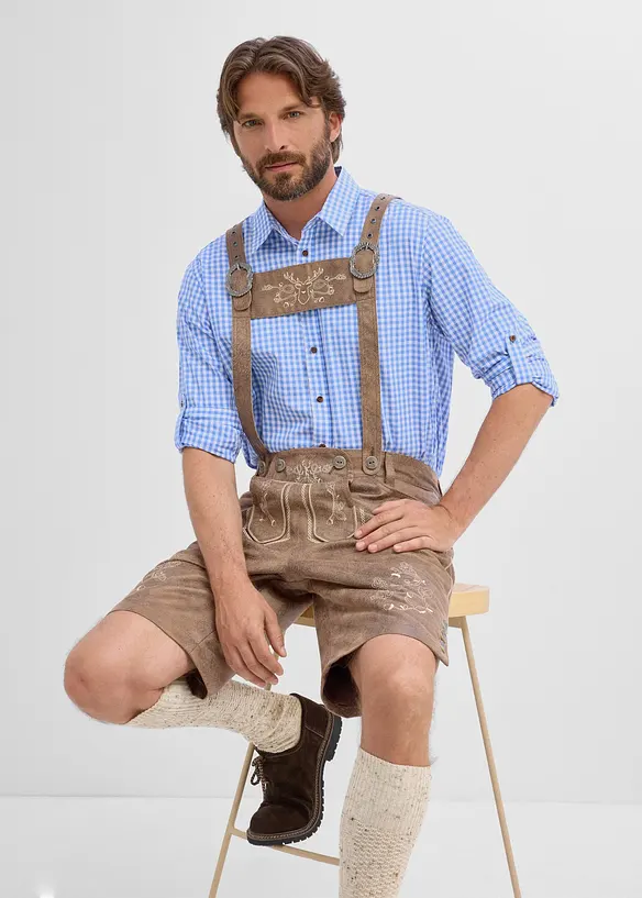 Traditionell skjorta av bomull i Regular Fit, bonprix
