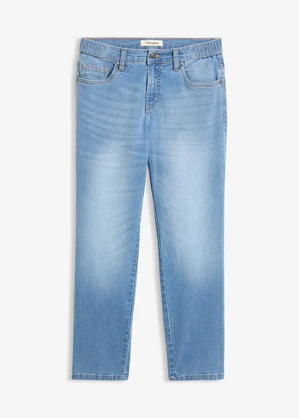 Straight Jeans Mid Waist cropped, bonprix
