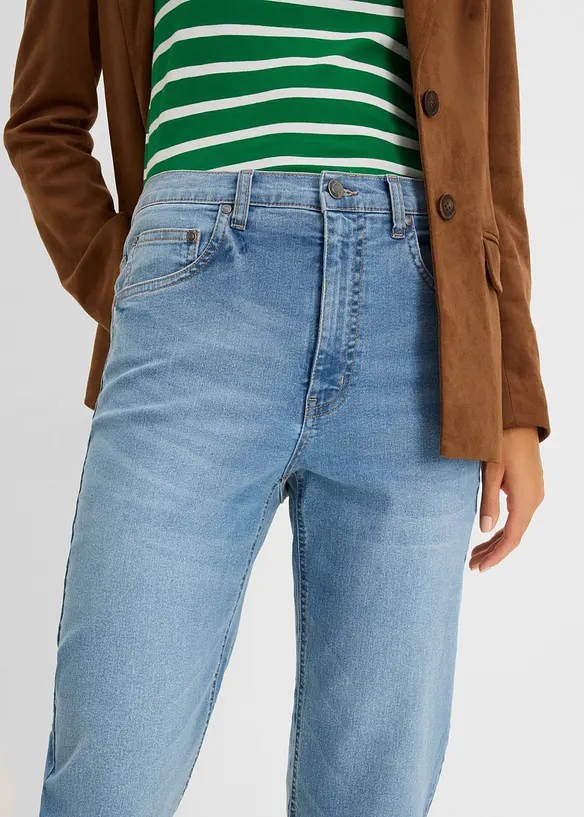 Mom-jeans High Waist cropped, bonprix