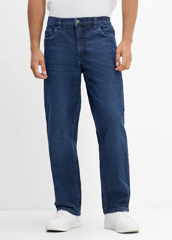 Loose Fit Stretch Jeans, Straight, bonprix