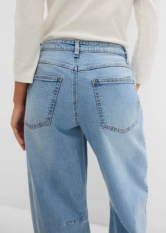 Barrel-jeans Mid Waist, bonprix