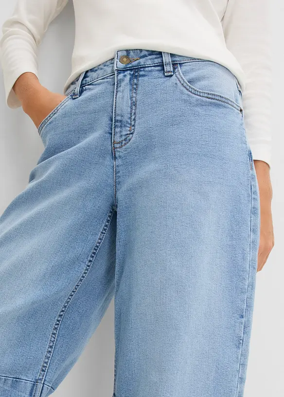 Barrel-jeans Mid Waist, bonprix